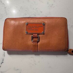 Marc by Marc Jacobs Orange Leather Wallet